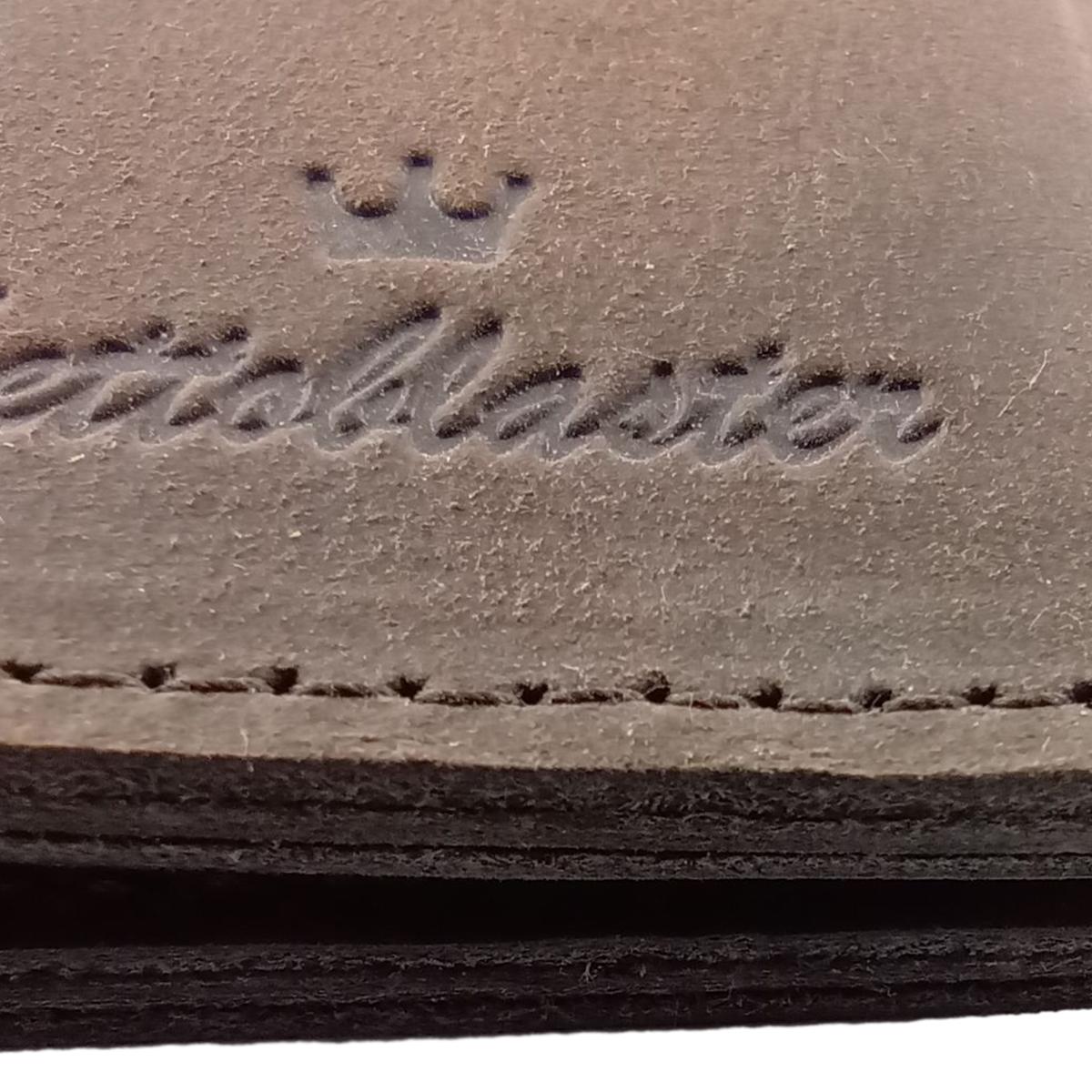 Portafoglio Ghettoblaster Full Grain Leather dark brown