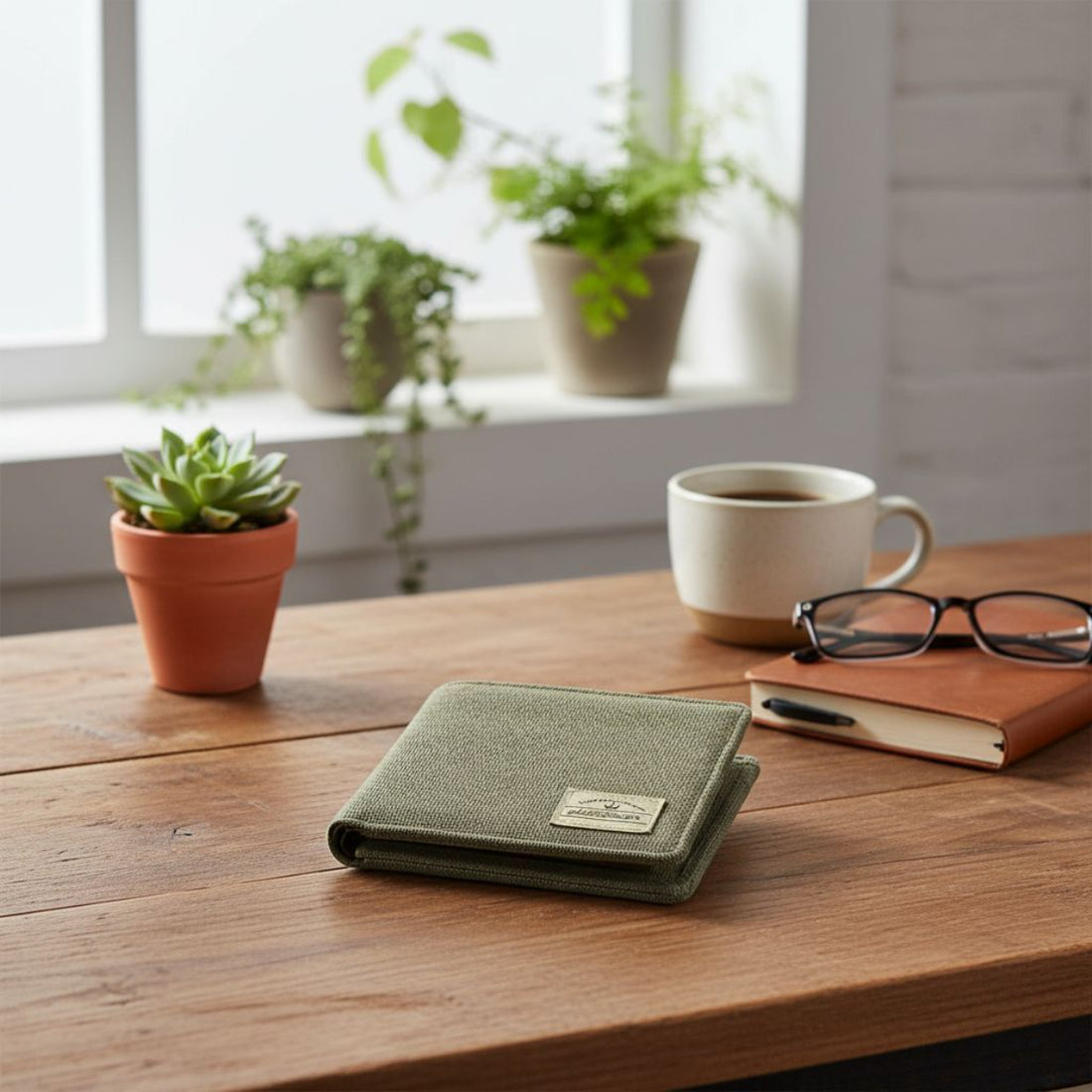 Portafoglio Ghettoblaster RFID Canvas olive