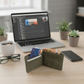 Portafoglio Ghettoblaster RFID Canvas olive