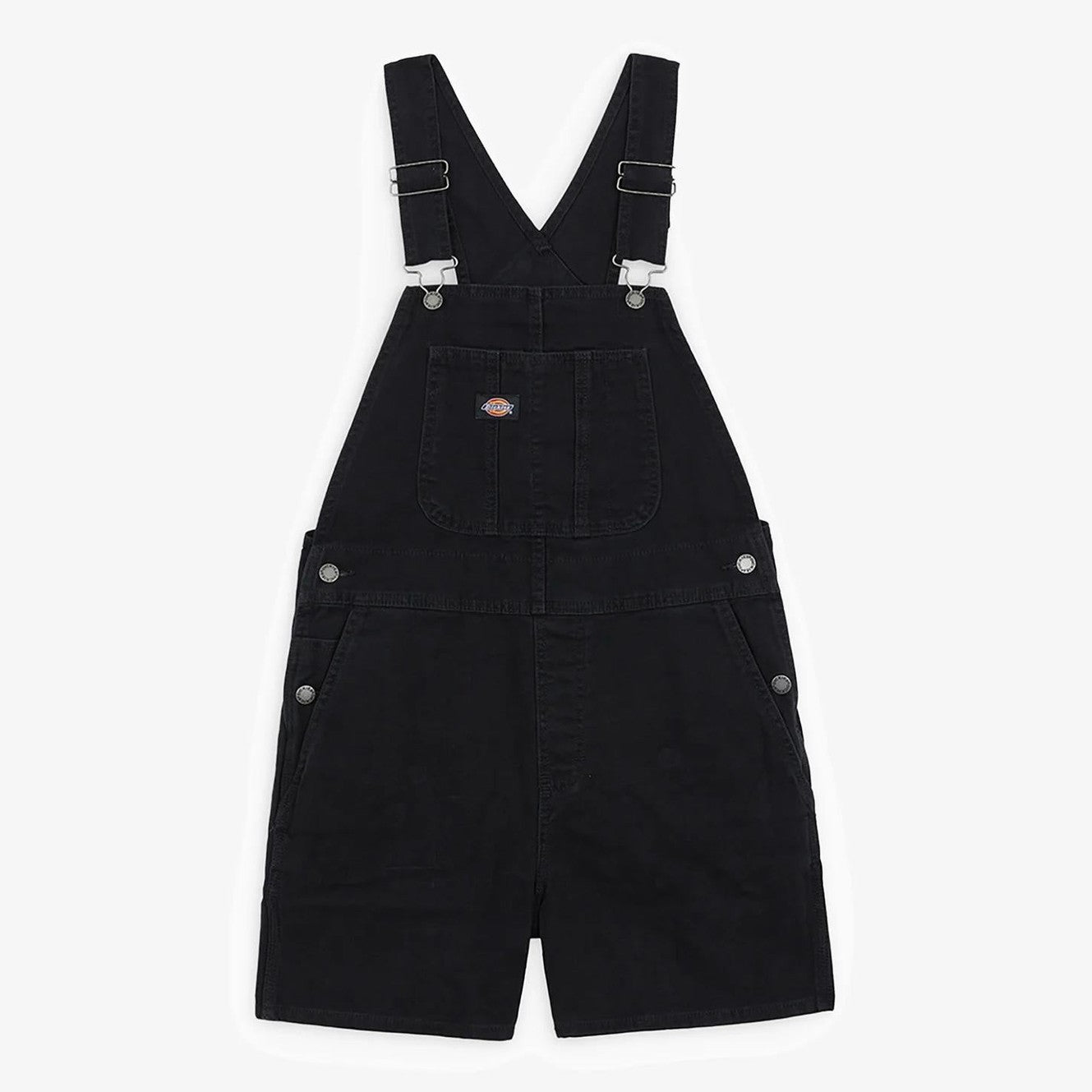 Salopette Dickies Duck Canvas Short Bib black