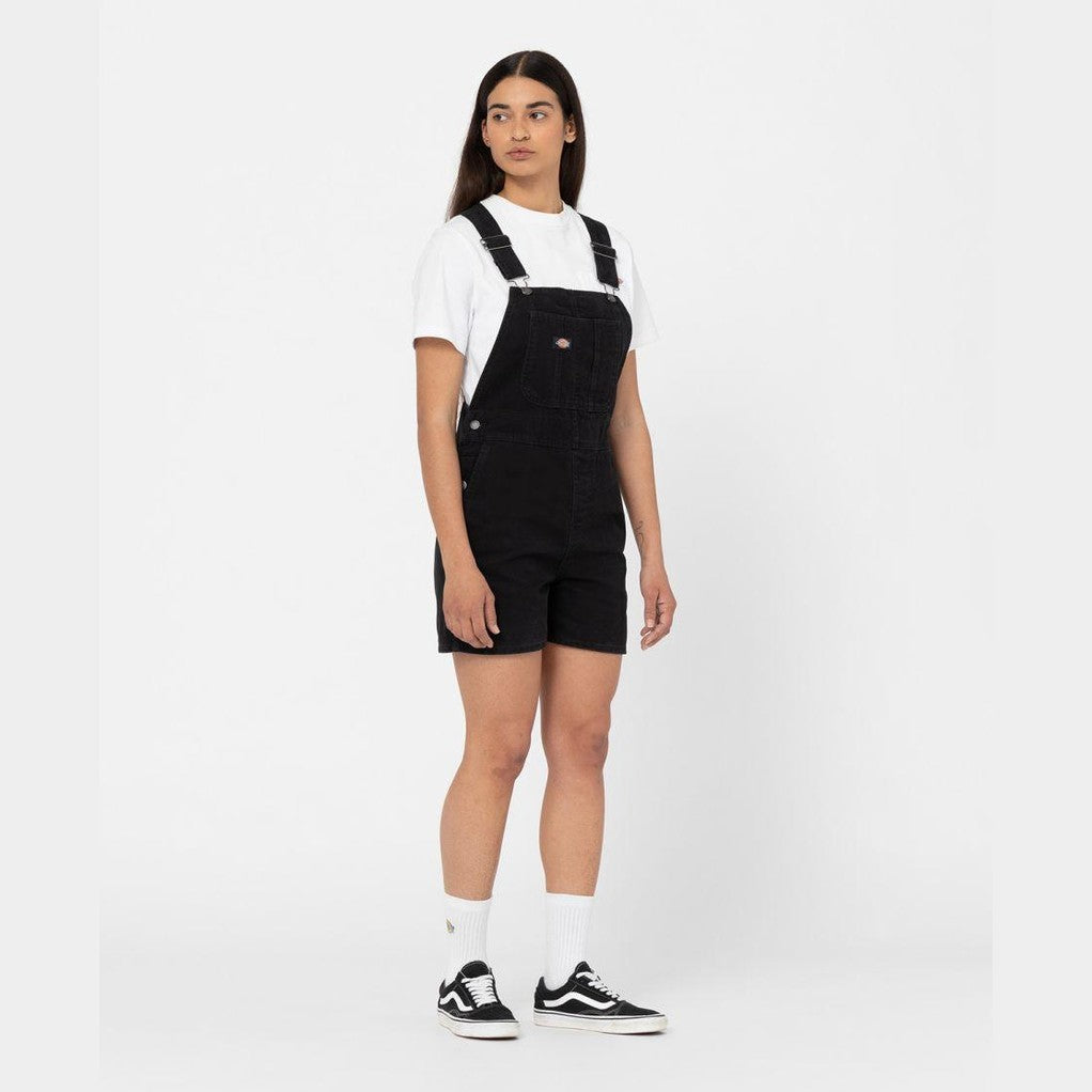 Salopette Dickies Duck Canvas Short Bib black