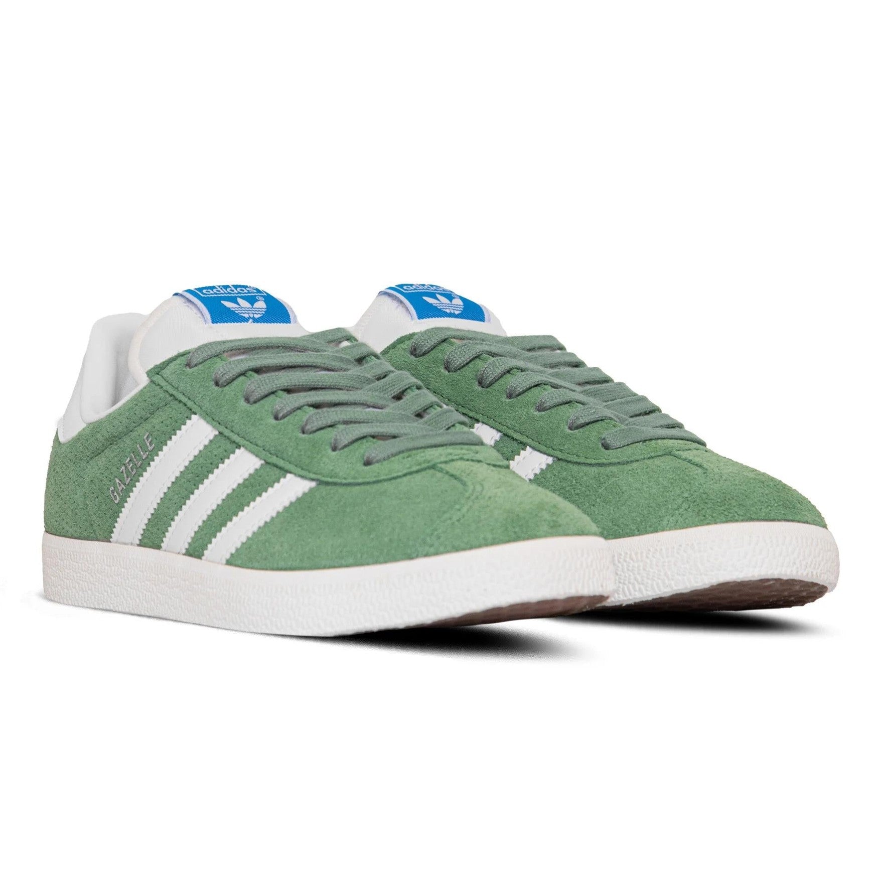 Adidas Gazelle green white sneakers – Glad Store Genova
