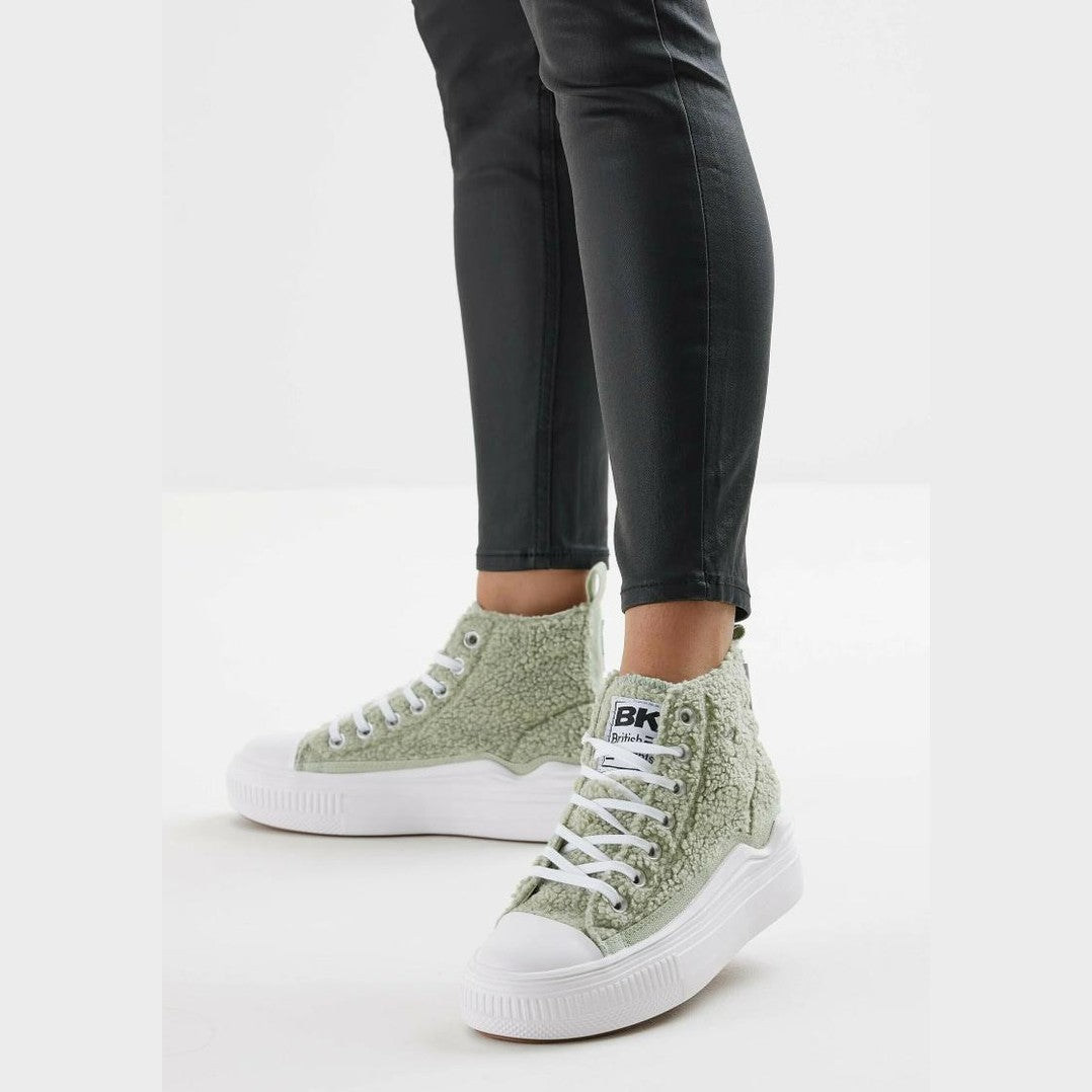 Scarpe sneakers British Knight Kaya Flow Mid sage white green