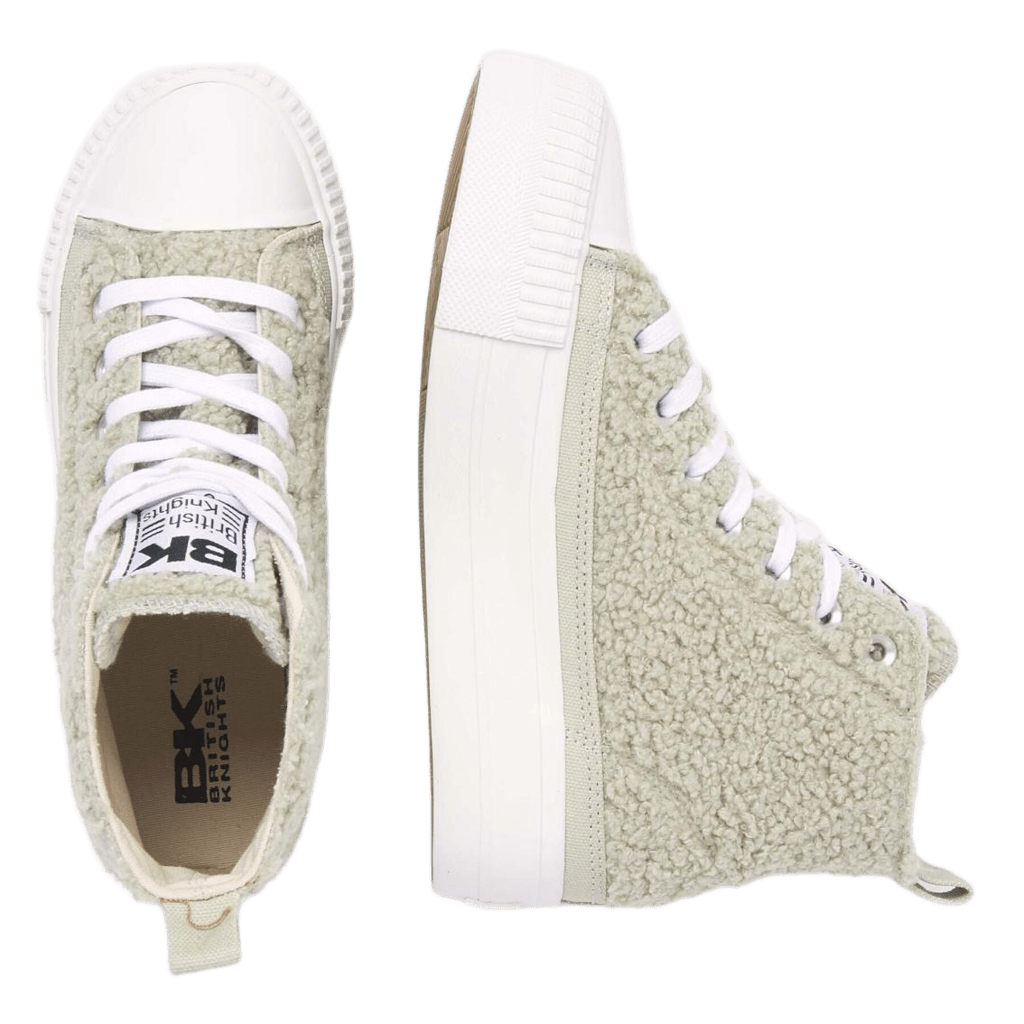 Scarpe sneakers British Knight Kaya Mid safe off white green