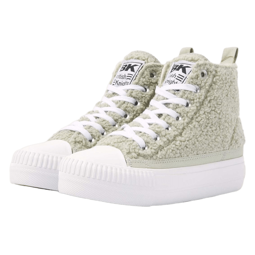 Scarpe sneakers British Knight Kaya Mid safe off white green