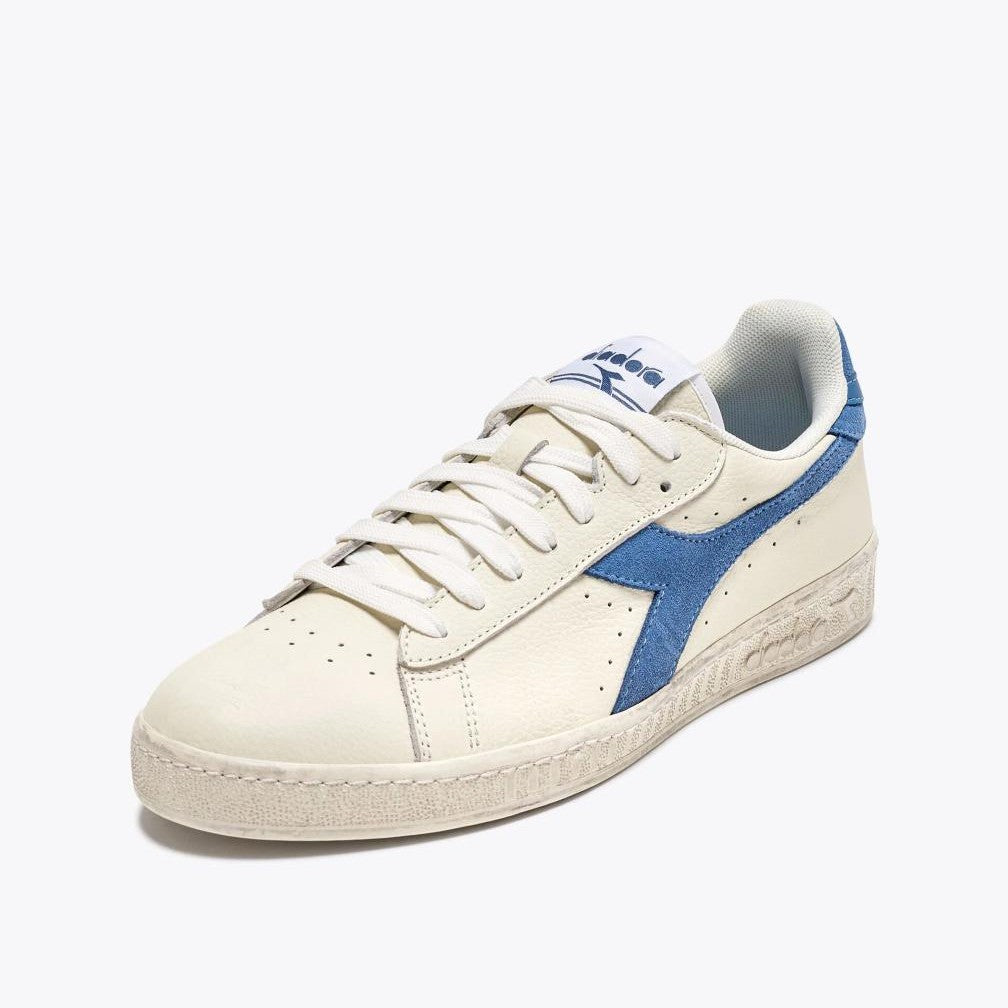 Scarpe sneakers Diadora Game Low Waxed blu jeans