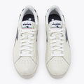 Scarpe sneakers Diadora Game Low Waxed white blue