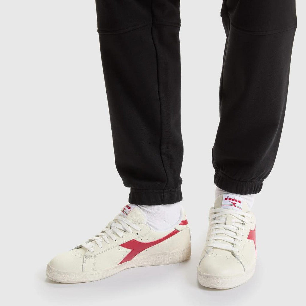 Scarpe sneakers Diadora Game Low Waxed white red