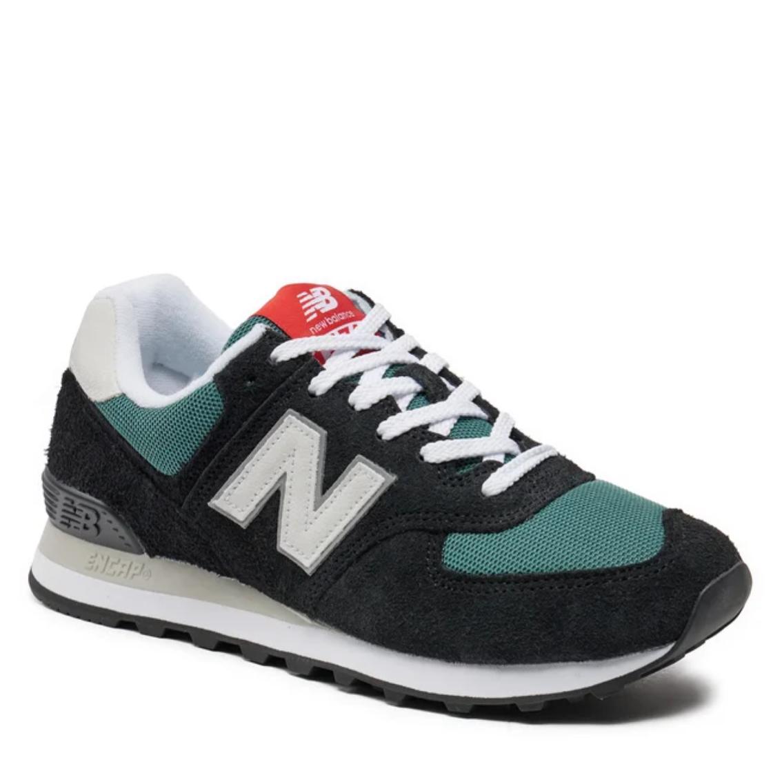 Scarpe sneakers New Balance 574 black green