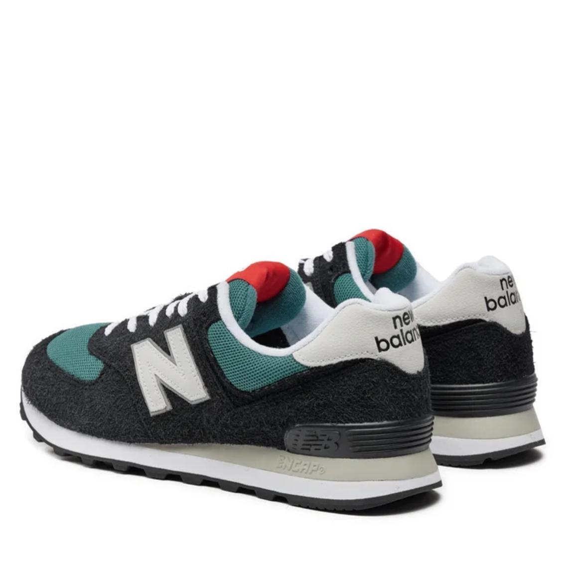 Scarpe sneakers New Balance 574 black green