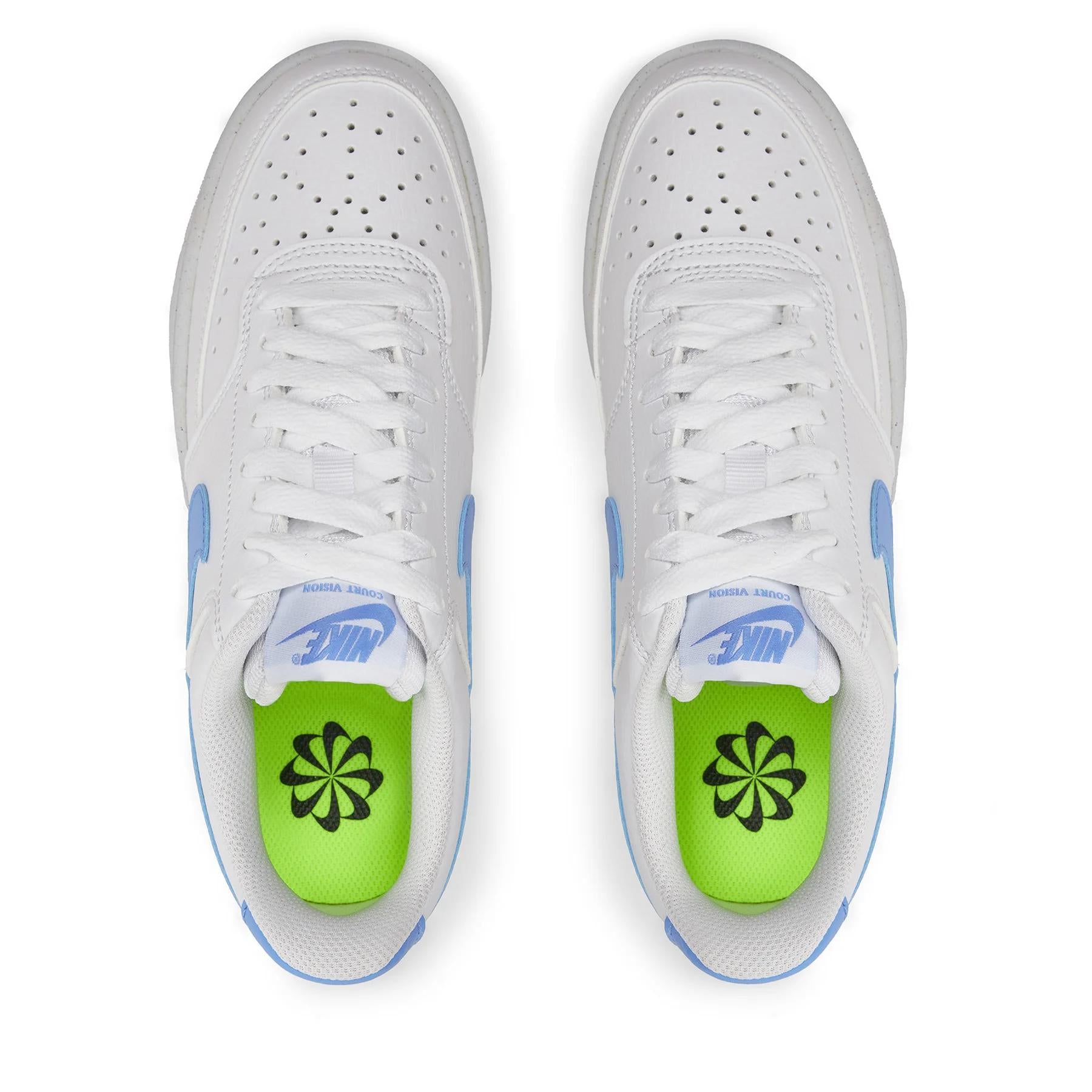 Scarpe sneakers Nike Court Vision Lo light blue white
