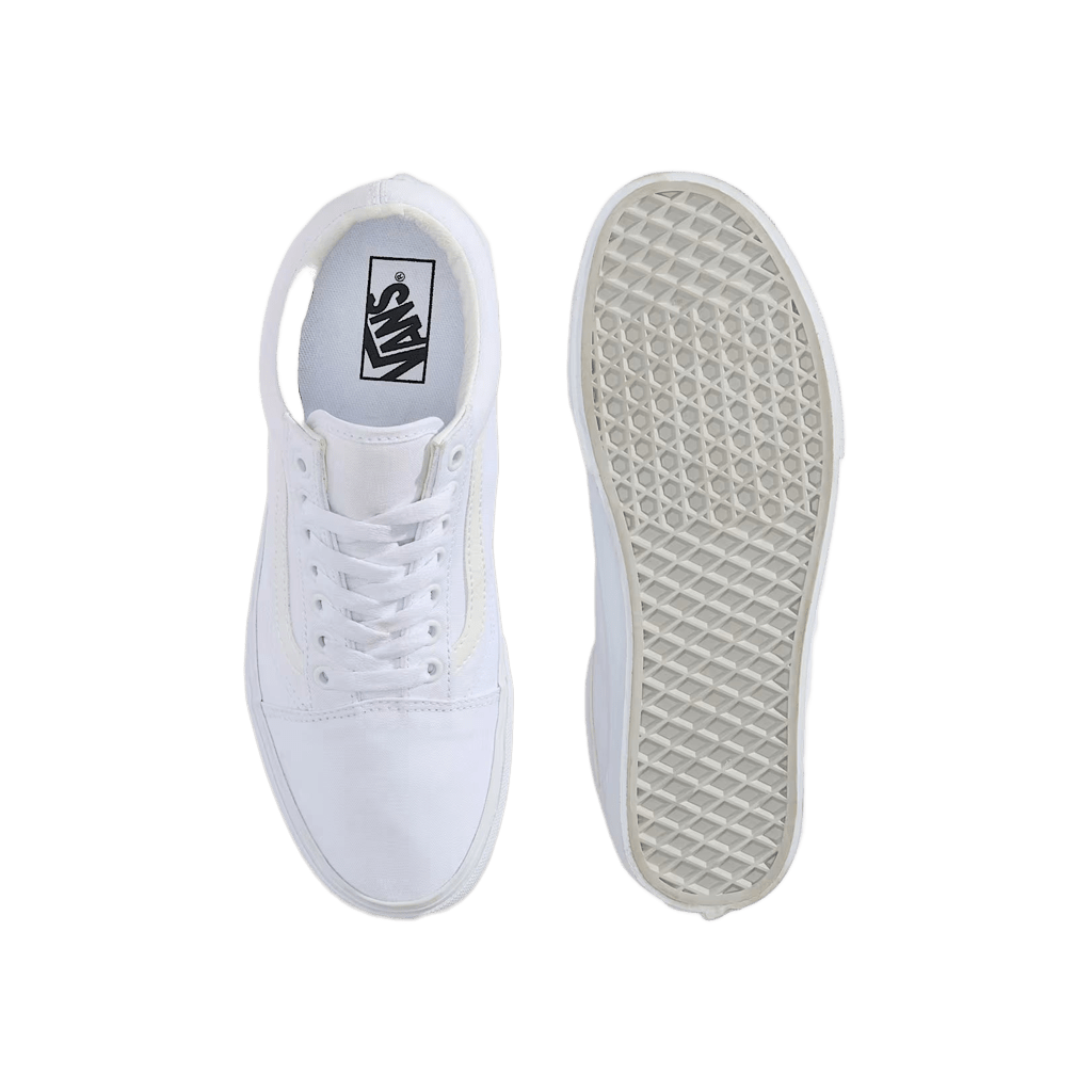 Scarpe sneakers Vans Old Skool true white