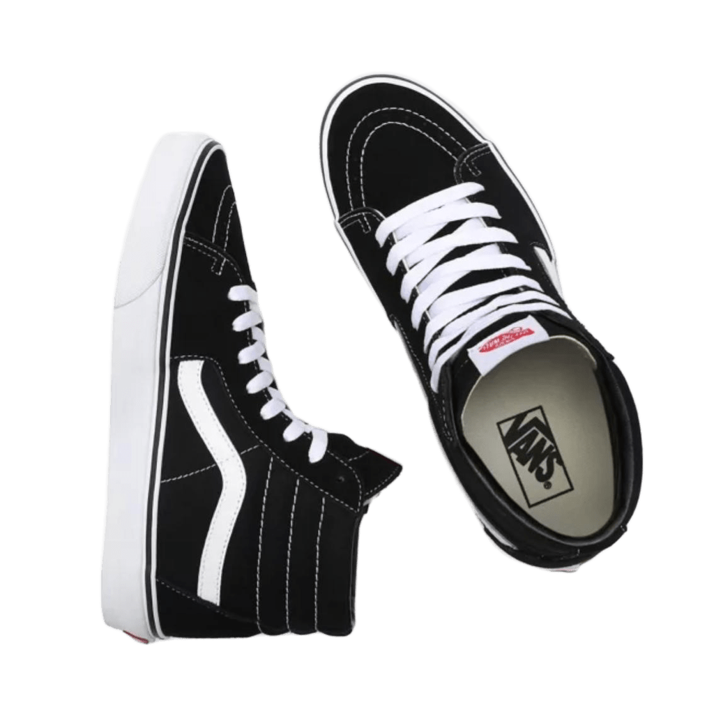 Scarpe sneakers Vans SK8 HI black white