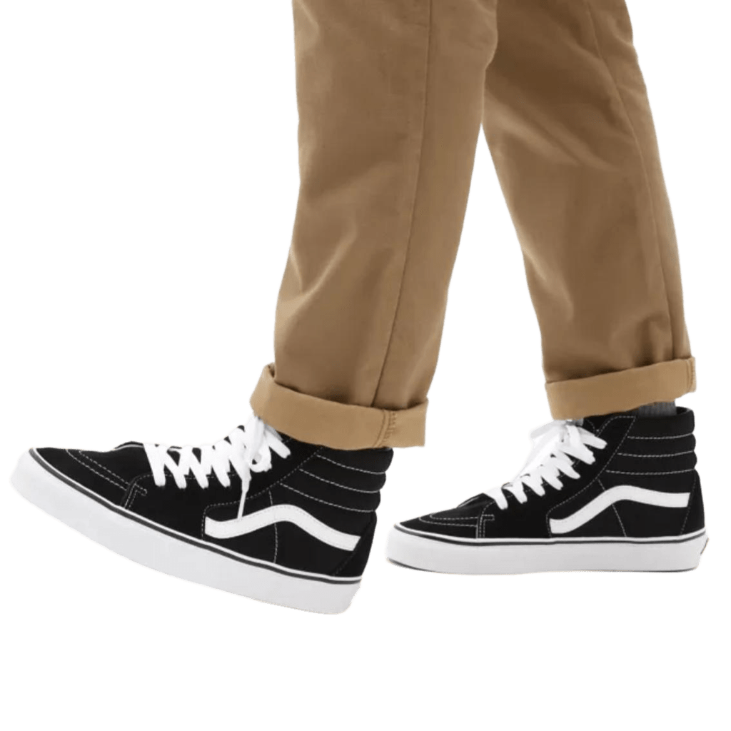 Scarpe sneakers Vans SK8 HI black white