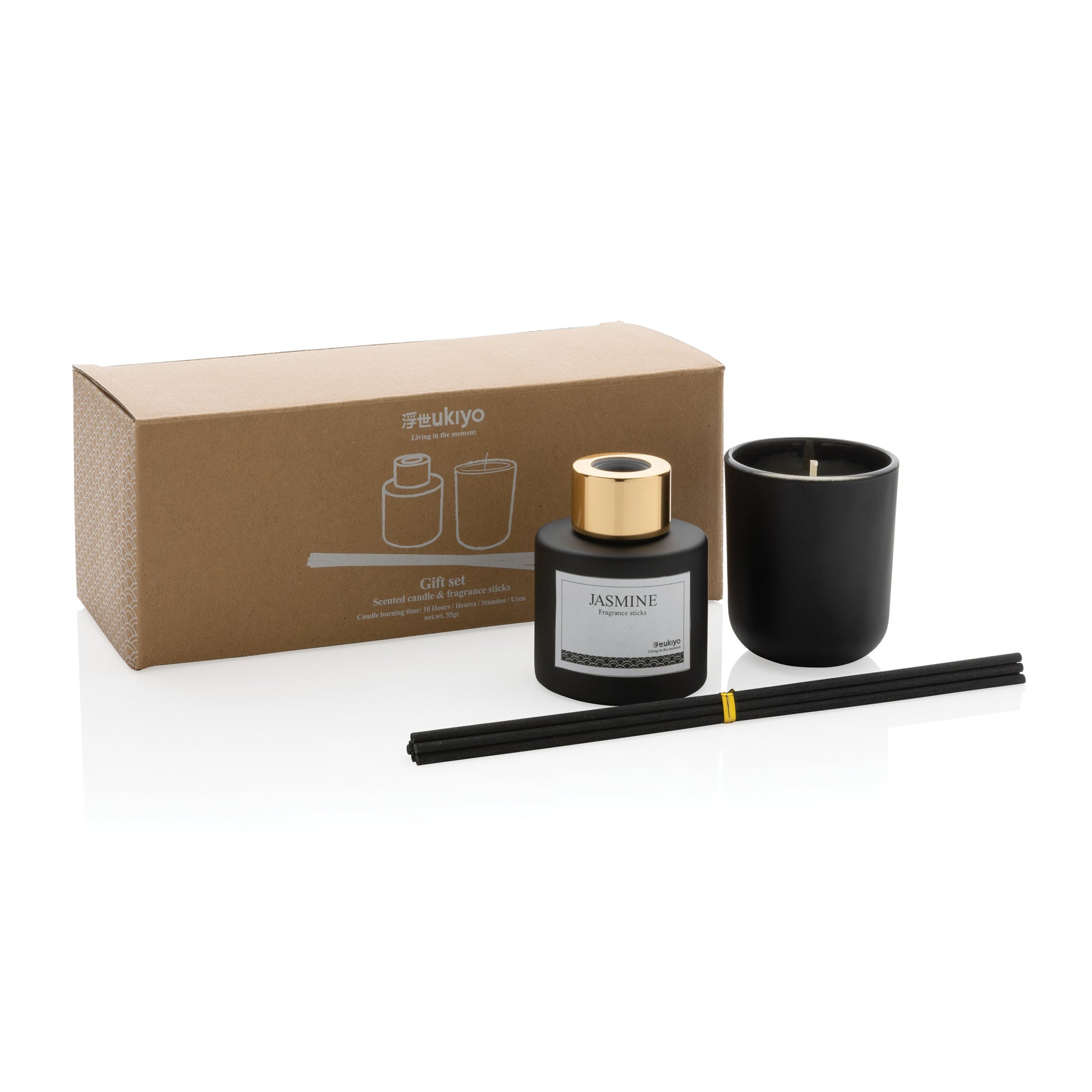 Set Regalo XD Connects Candela e Fragranza Ukiyo Black