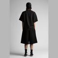 Short Wasted Paris Pleated blk