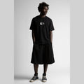 Short Wasted Paris Pleated blk