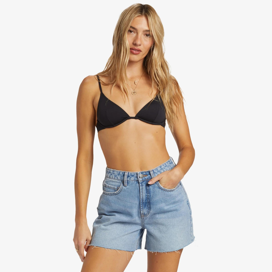 Shorts Billabong Riley faded indigo fray