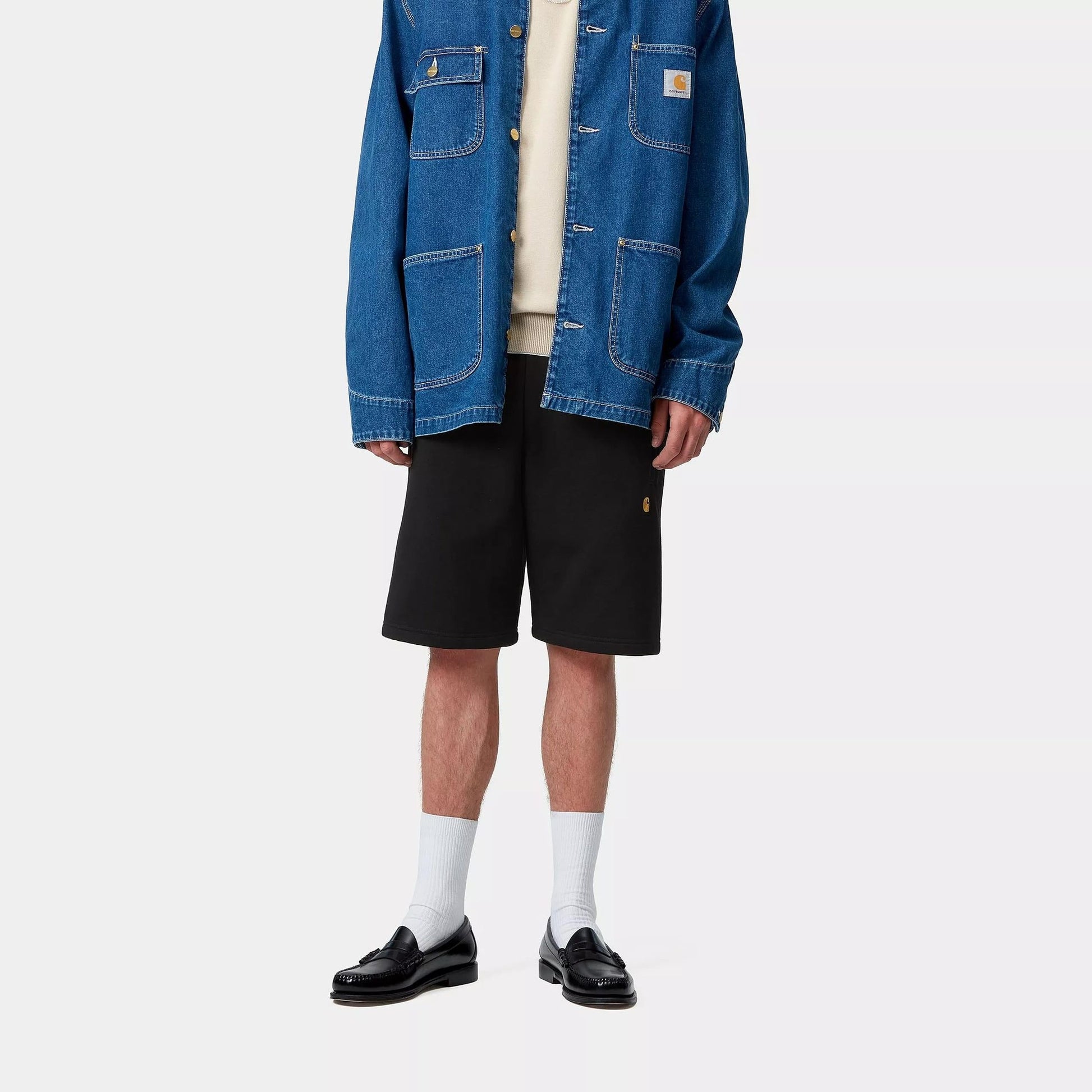Shorts Carhartt Chase Sweat black gold