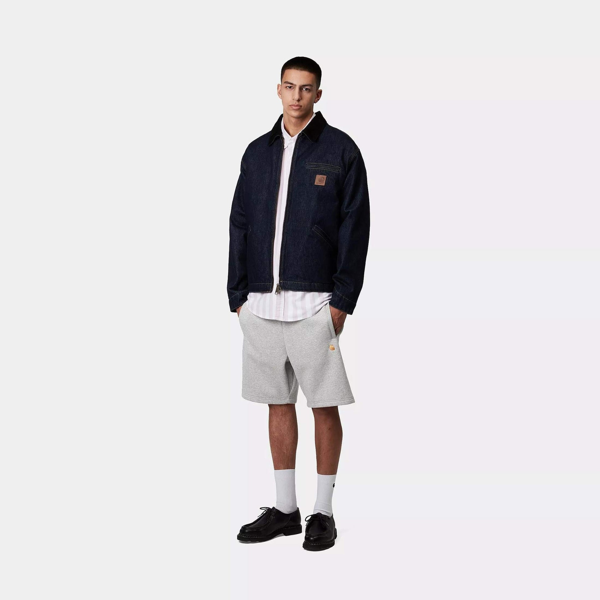 Shorts Carhartt Chase Sweat grey heather gold