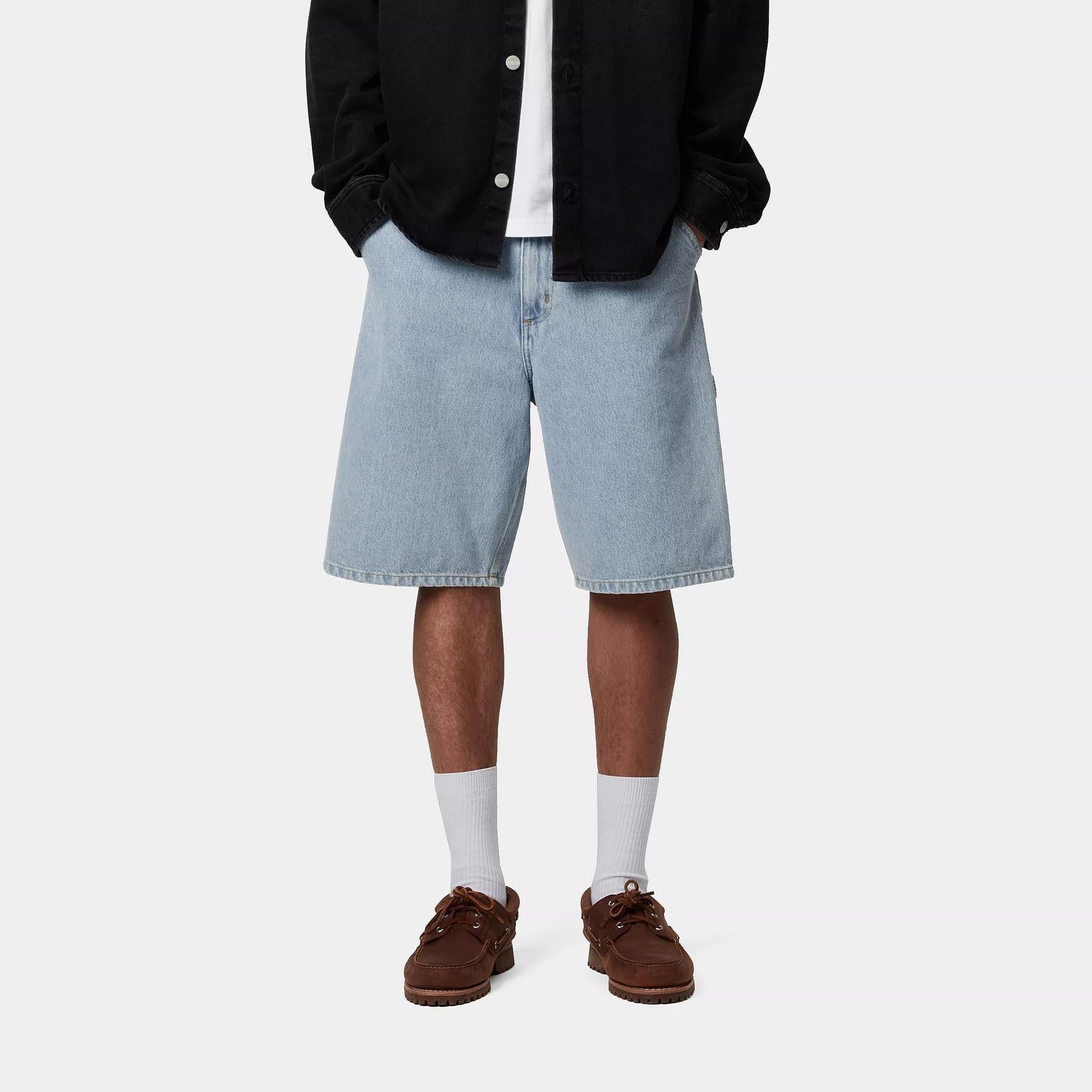 Shorts Carhartt Single Knee blue heavy stone
