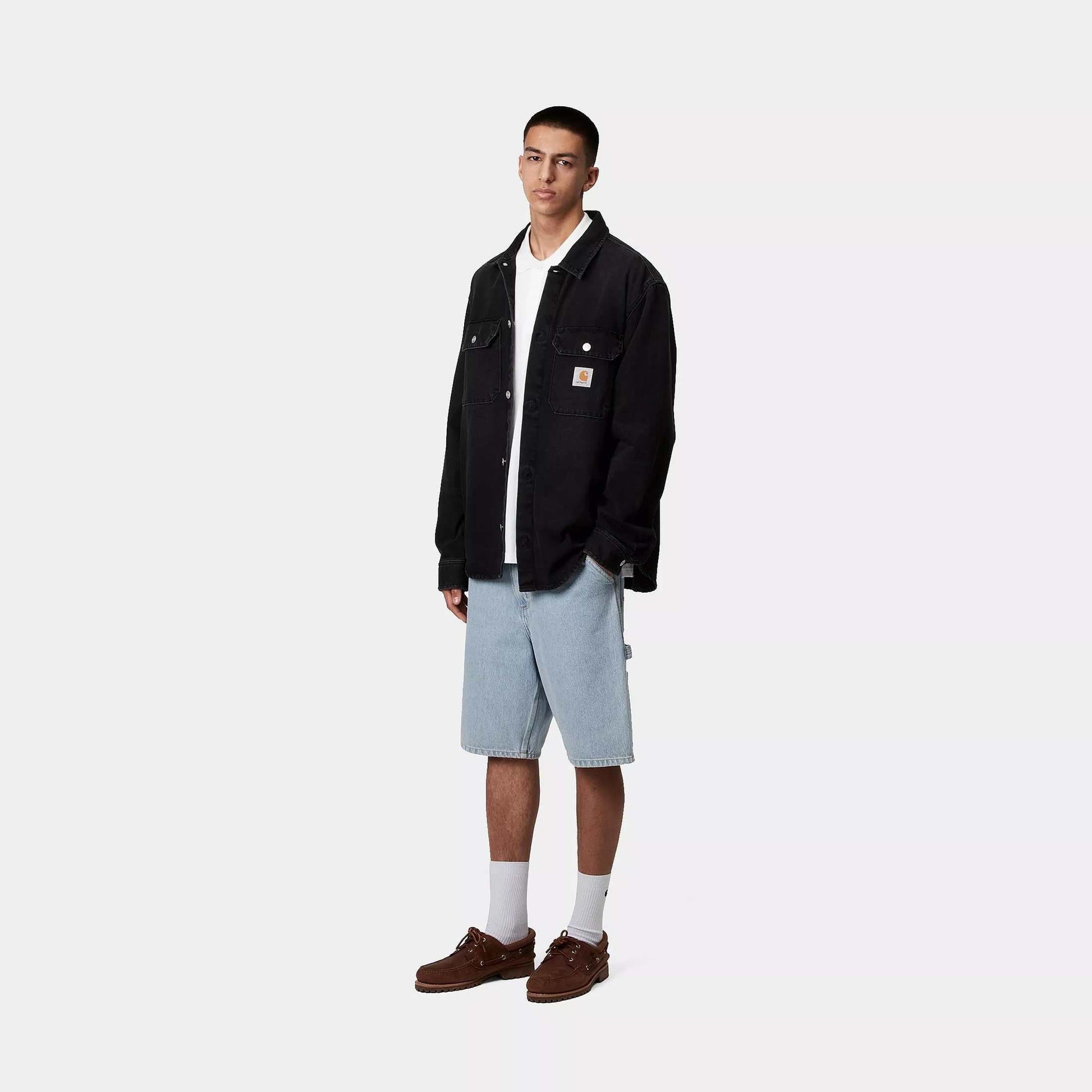 Shorts Carhartt Single Knee blue heavy stone