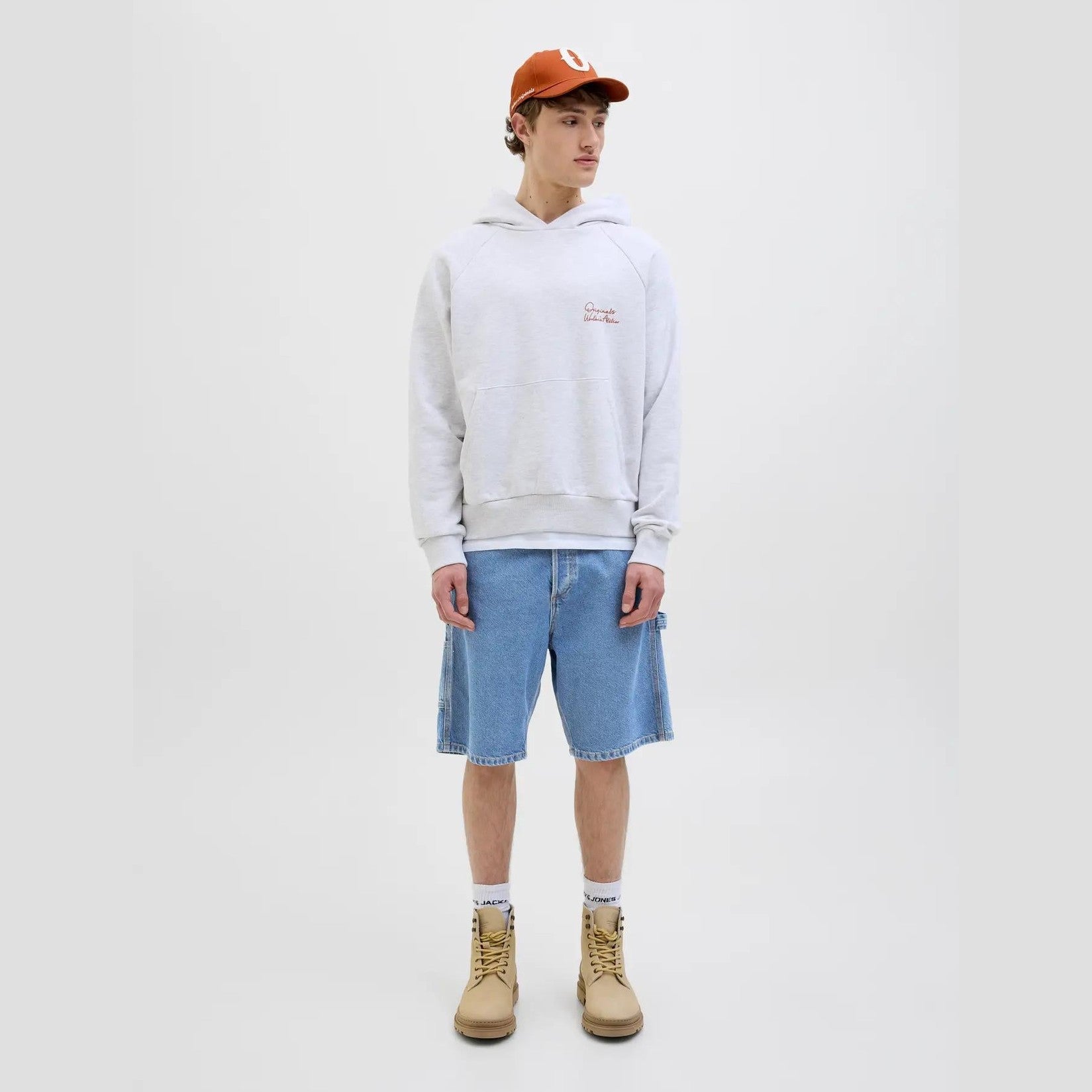Shorts Jack & Jones Alex Carpenter light blue denim