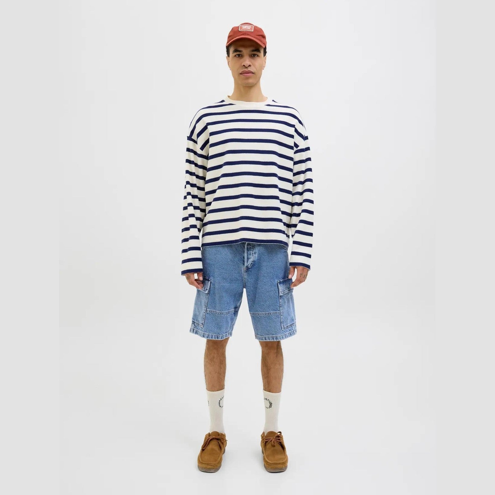 Shorts Jack & Jones Cargo Alex light blue denim