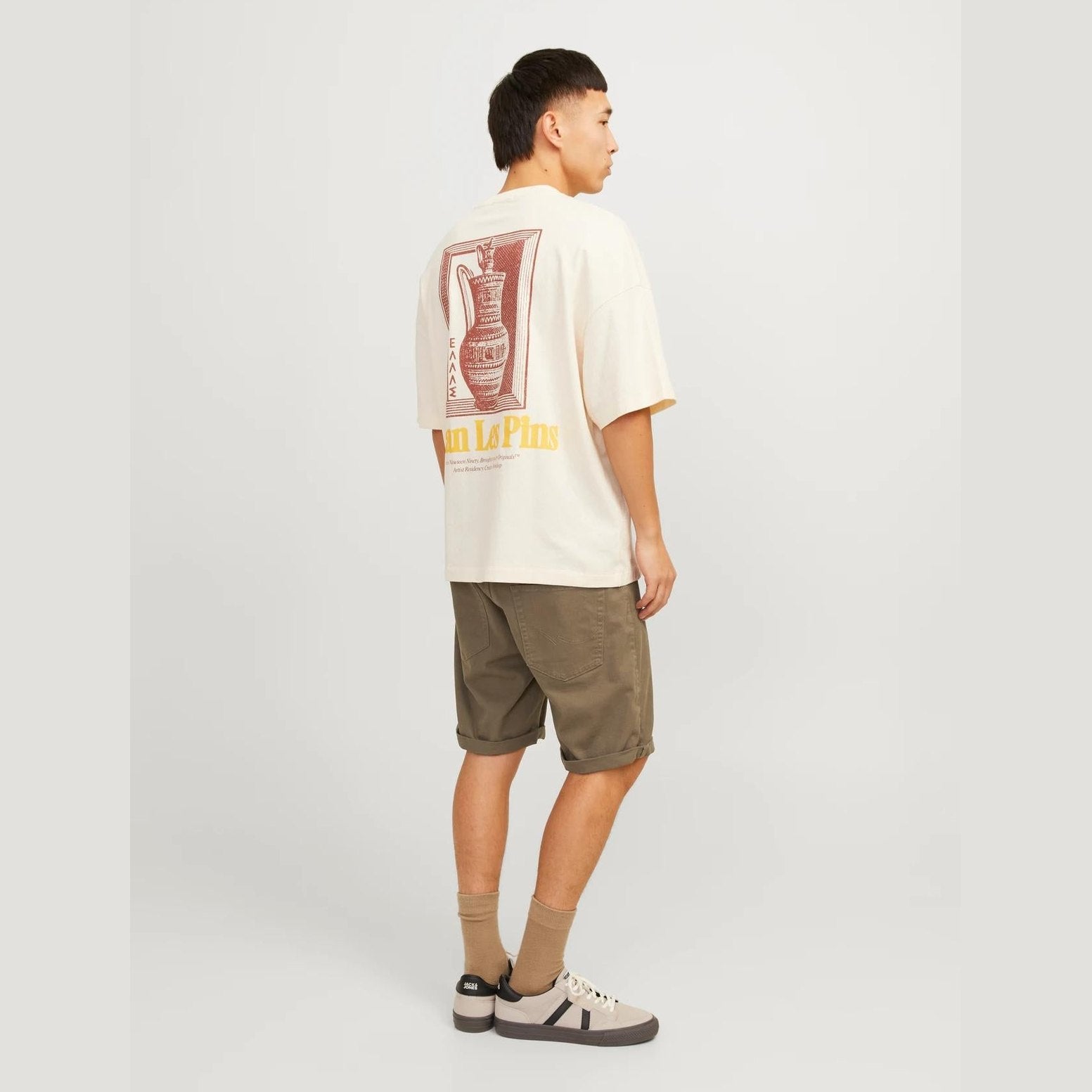 Shorts Jack & Jones Strick brown bungee cord