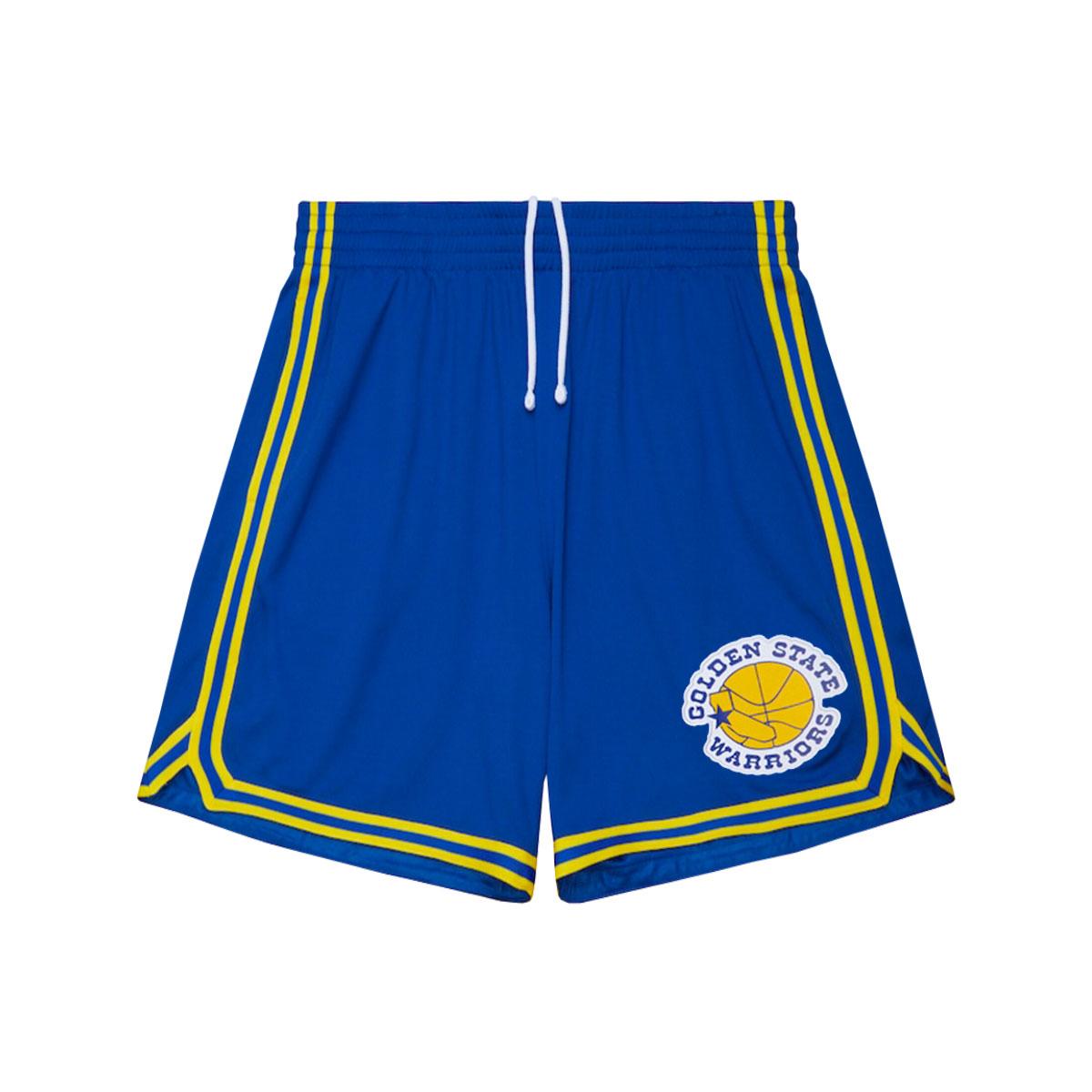 Shorts Mitchell & Ness Royal Golden State Warriors Vintage Logo blue royal