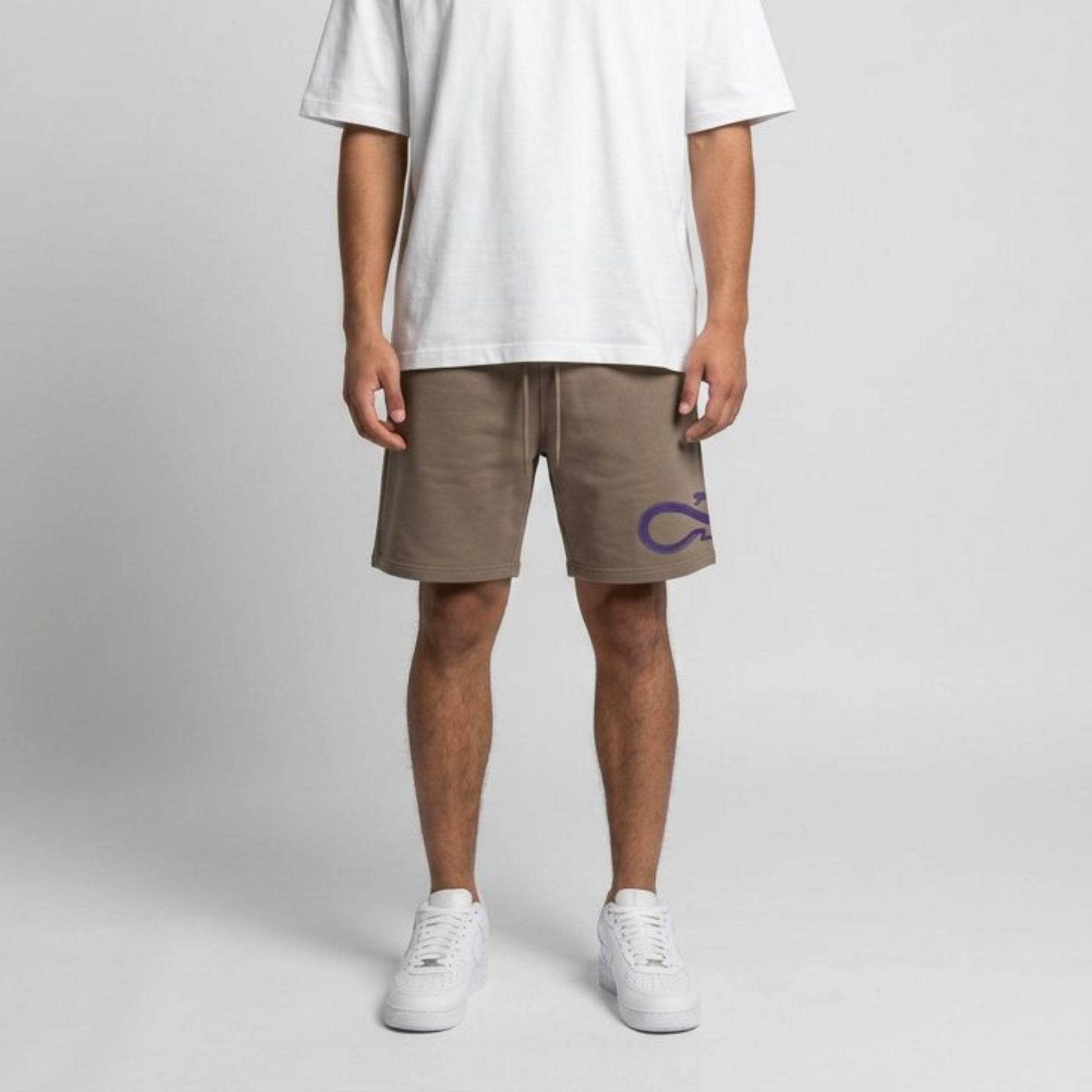 Shorts Propaganda Logo Beige