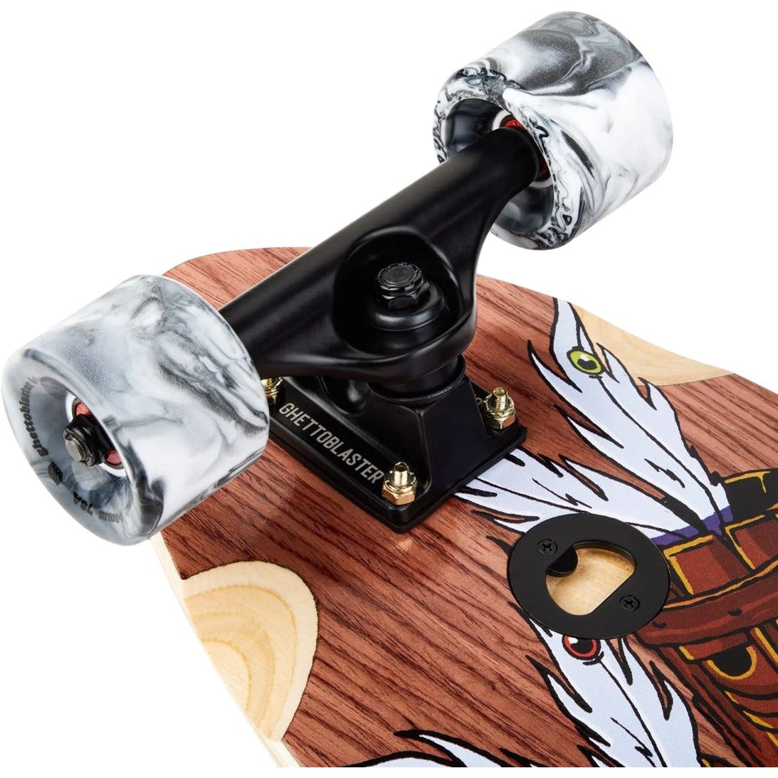 Skateboard Cruiser Ghettoblaster Mogano Tki Totem Fish Tail 30" -9"