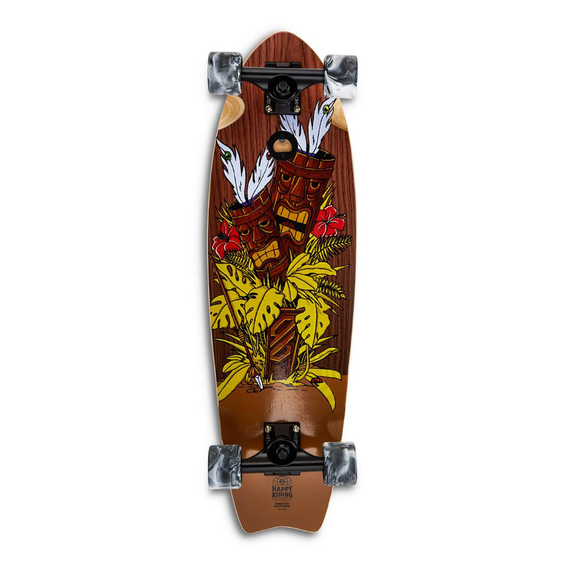 Skateboard Cruiser Ghettoblaster Mogano Tki Totem Fish Tail 30" -9"