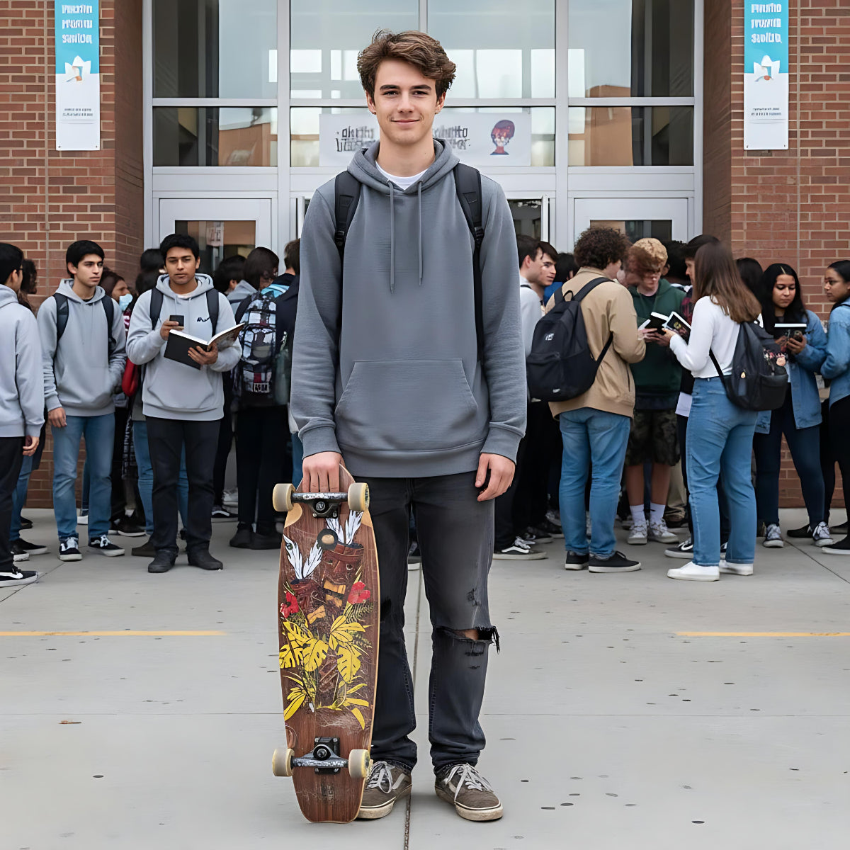 Skateboard Cruiser Ghettoblaster Mogano Tki Totem Fish Tail 30" -9"