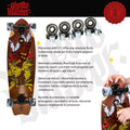 Skateboard Cruiser Ghettoblaster Mogano Tki Totem Fish Tail 30