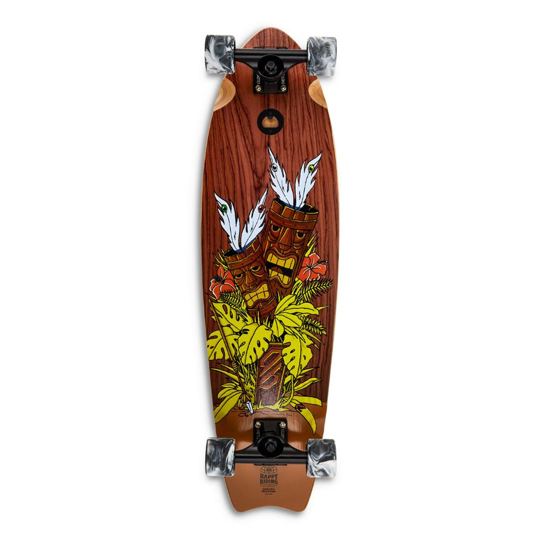 Skateboard Cruiser Ghettoblaster Mogano Tki Totem Fish Tail 33" -9,5"