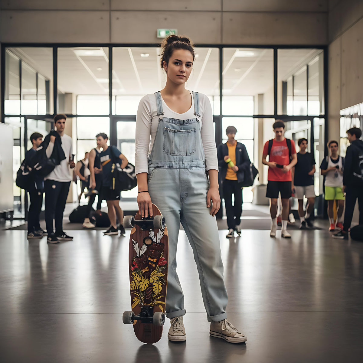 Skateboard Cruiser Ghettoblaster Mogano Tki Totem 32" -9,25"