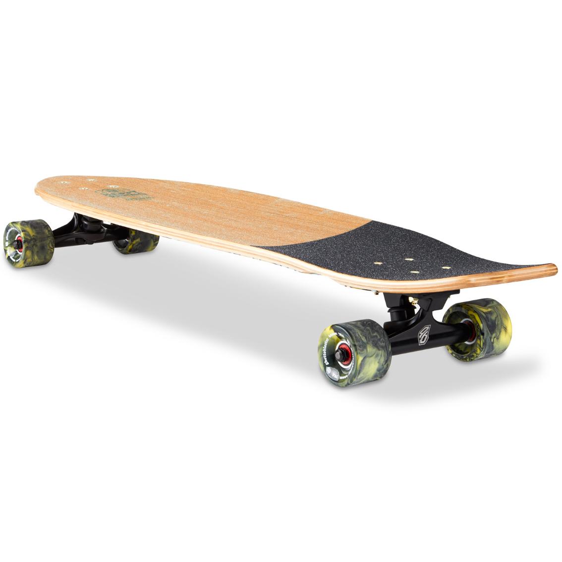 Skateboard Cruiser Ghettoblaster Teak Geroglific Fidh tail 33" -9,5"
