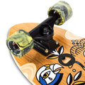 Skateboard Cruiser Ghettoblaster Teak Geroglific 32