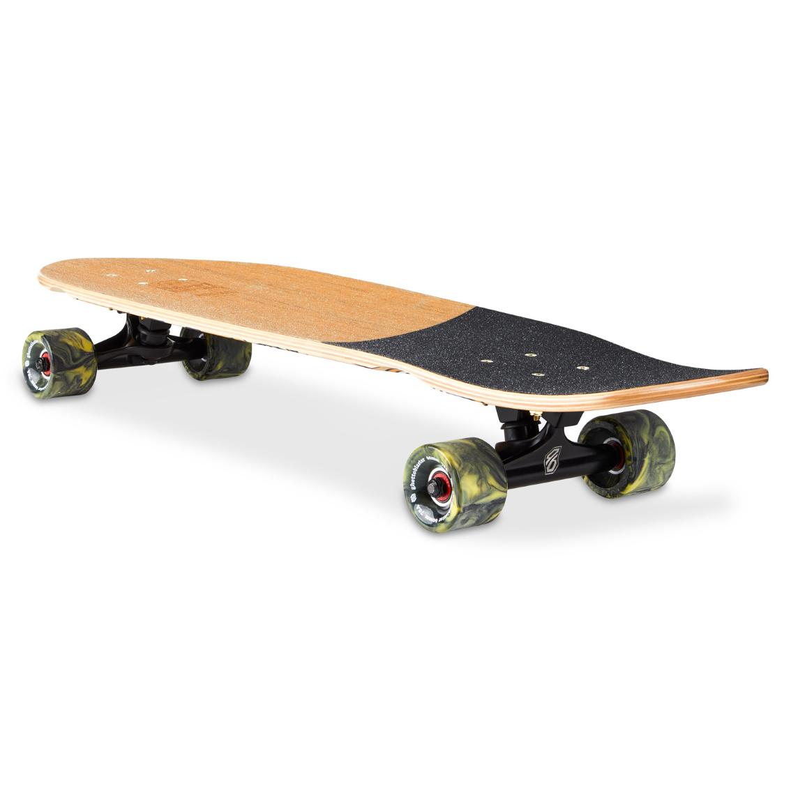 Skateboard Cruiser Ghettoblaster Teak Geroglific 32" -9,125"