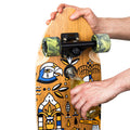 Skateboard Cruiser Ghettoblaster Teak Geroglific 32