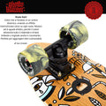 Skateboard Cruiser Ghettoblaster Teak Geroglific 26