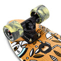 Skateboard Cruiser Ghettoblaster Teak Geroglific 26