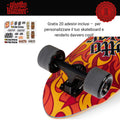 Skateboard Ghettoblaster Cruiser Flame 28.0