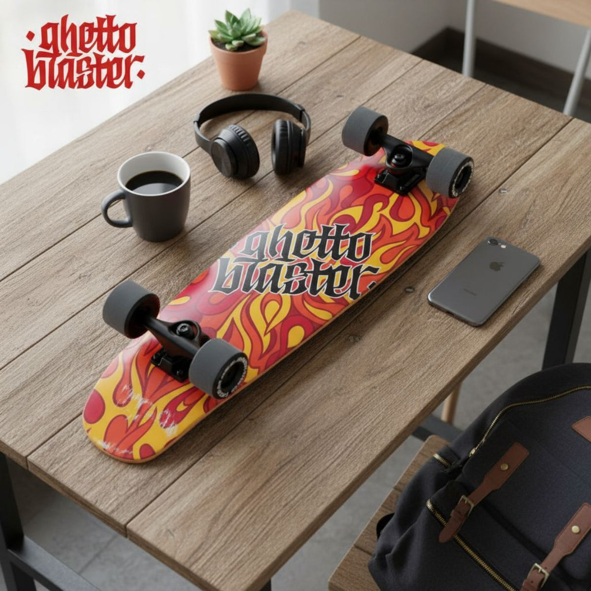Skateboard Ghettoblaster Cruiser Flame 28.0"