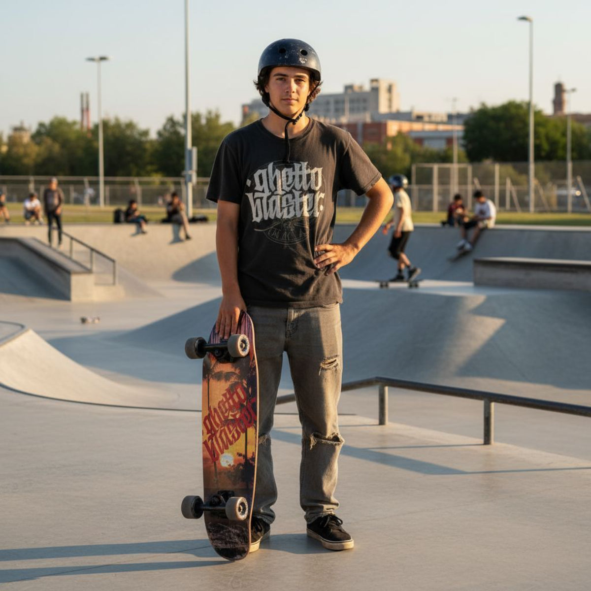 Skateboard Ghettoblaster Cruiser Tropical 28.0"
