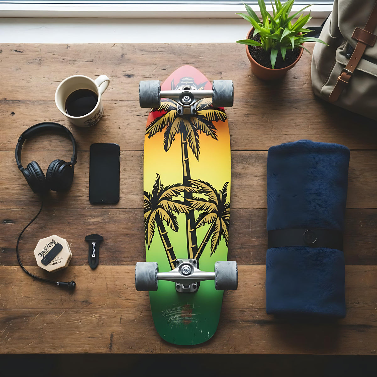 Skateboard Ghettoblaster Surfskate CX7 Palm Sand 30" 9.75"