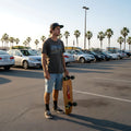 Skateboard Ghettoblaster Surfskate Teak Crocodile 30