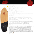 Skateboard Ghettoblaster Surfskate Teak Crocodile 30