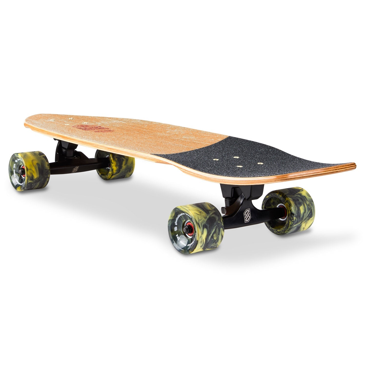 Skateboard Ghettoblaster Surfskate Teak Crocodile 30" 9.75"